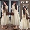 2026 Spring Korean-Style Maternity Two-Piece Dress Set