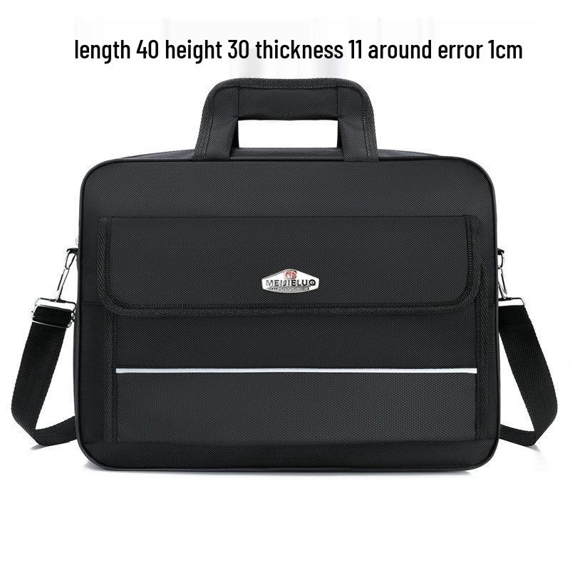 Men's 20" Oversized Waterproof Oxford Messenger Bag - Durable Business & Travel Briefcase