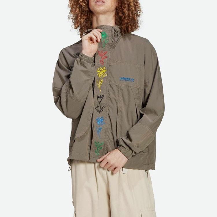 adidas Sean Wotherspoon Washed Anorak Simple Brown Men Streetwear HI3297