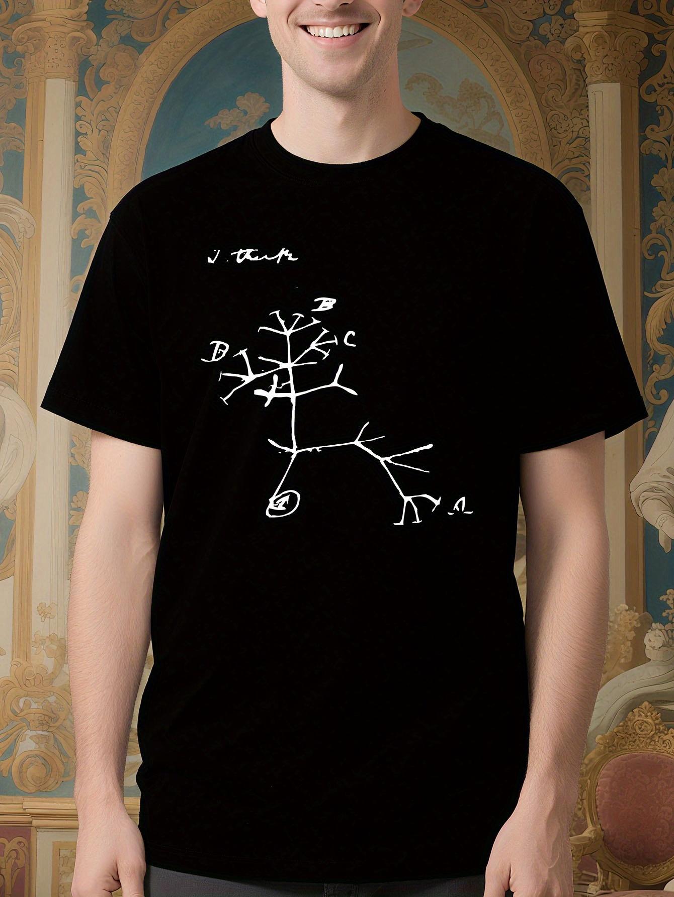 Funny Science Graphic Tee - I Think Tree Evolution Theory... XXXXL