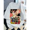 Plus Size Dragon Ball Anime Printed Unisex and Women Tshirt Casual Parent Child Top Fashion Summer Street Wear Harajuku Style Y2K