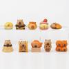 Cub Capybara Bakery Bread Qmeng Miniature Toy Model Decoration Holiday Gift
