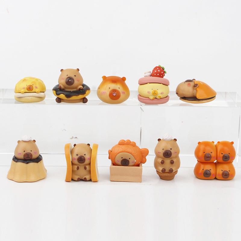 Cub Bakery Capybara Bread Qmeng Miniature Toy Model Decoration Gift Holiday