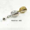 Aluminum Alloy ID Tag Work Card Sleeve with Lanyard Name Badge Holder Pass Card Protective Case Retractable Badge Reel