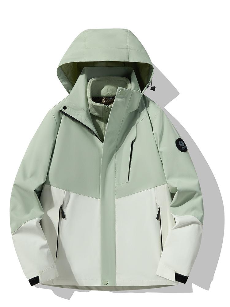 3-in-1 Outdoor Jacket – Unisex, Spring/Autumn, Windproof and Waterproof Jacket