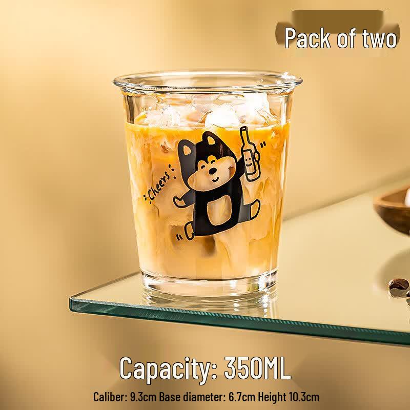 Cute Puppy Glass Cup