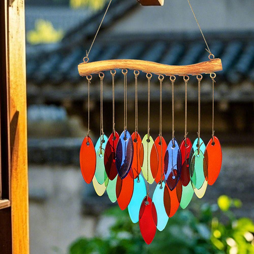 Creative Fish Shaped Wind Chime Shell Light Collection Pendant  Beach Parties