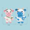 MENGSOOD Crochet Kit for Beginners,Baby Calf Beginner Crochet Kit Pattern Crochet Animal Kit Knitting Kit for Adults Kids with Step-by-Step Video
