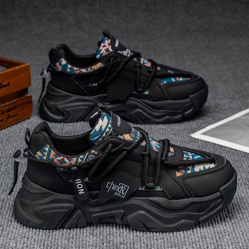 

Мужская обувь новая осенняя ретро тренд универсальная спортивная повседневная обувь мужская платформа износостойкая обувь 44