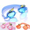 Children's Cartoon Swim Goggles with Earplugs - Crab, Bee, and Dolphin Design