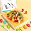 Kids Wooden Fishing Game Toys Gifts Early Education Alphabet Number Cognitive Toys Children Interactive Games Toys for Gifts