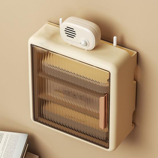 Contenitore utile per router Wi-Fi a parete visibile salvaspazio multistrato, scatola di immagazzinaggio per forniture domestiche