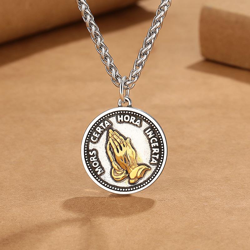 

Ожерелье мужское трендовое, комплектное, для пожилых людей, Cighty Wind, ретро, ​​не-не, умное, простые личные аксессуары