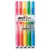 Pentel Highlighter, Retractable, Handy-line S, SXNS15-5, 5-Color Set