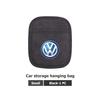 For Volkswagen VW Car Storage Hanging Bag Phone Key Card Pounch Pocket Passat Golf 4 5 6 Tiguan Polo Scirocco Jetta CC zg6