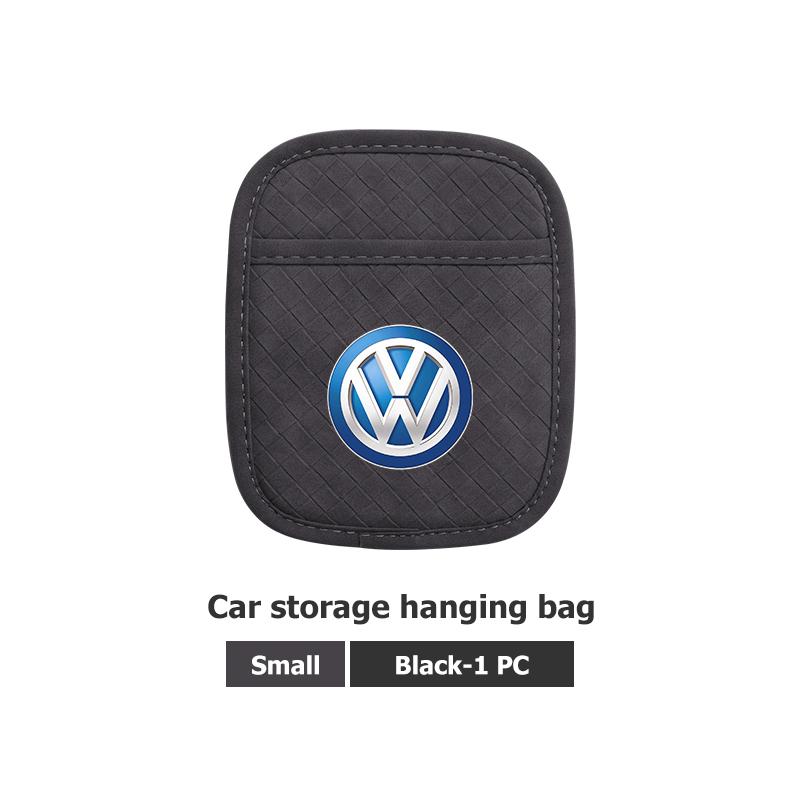 For Volkswagen VW Car Storage Hanging Bag Phone Key Card Pounch Pocket Passat Golf 4 5 6 Tiguan Polo Scirocco Jetta CC zg6