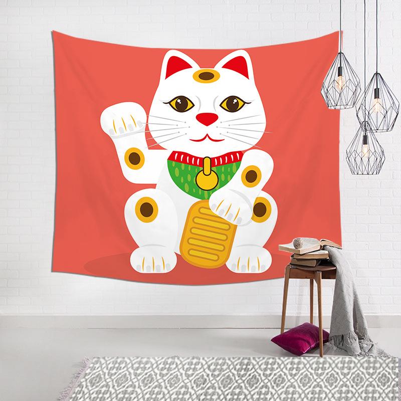 Japanische Kanagawa Ukiyoe Serie Tapisserie Tattoo Shop Wanddekoration Malerei Hängendes Tuch Altes traditionelles Hintergrundtuch