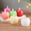 Creative LED Simulated Rocking Electronic Candle Lights, Christmas Apple Crafts, Stage Props, Party Decorations