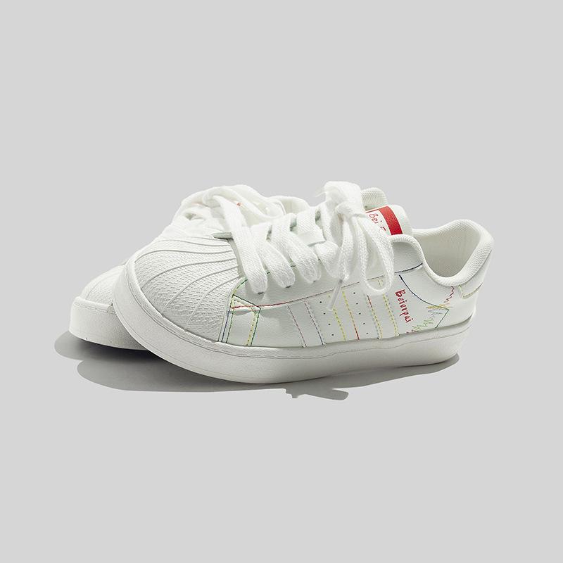 Крем Belle 22 весна новая ракушка скейтбордические кеды студенческие повседневные туфли 35