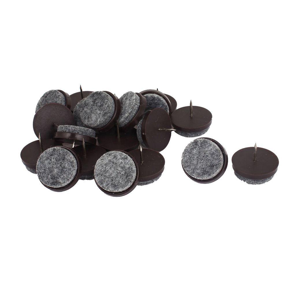 50/ piezas silla pierna suelo almohadilla de fieltro deslizante Glide DIY protectores de u/ñas 15/ mm Dia