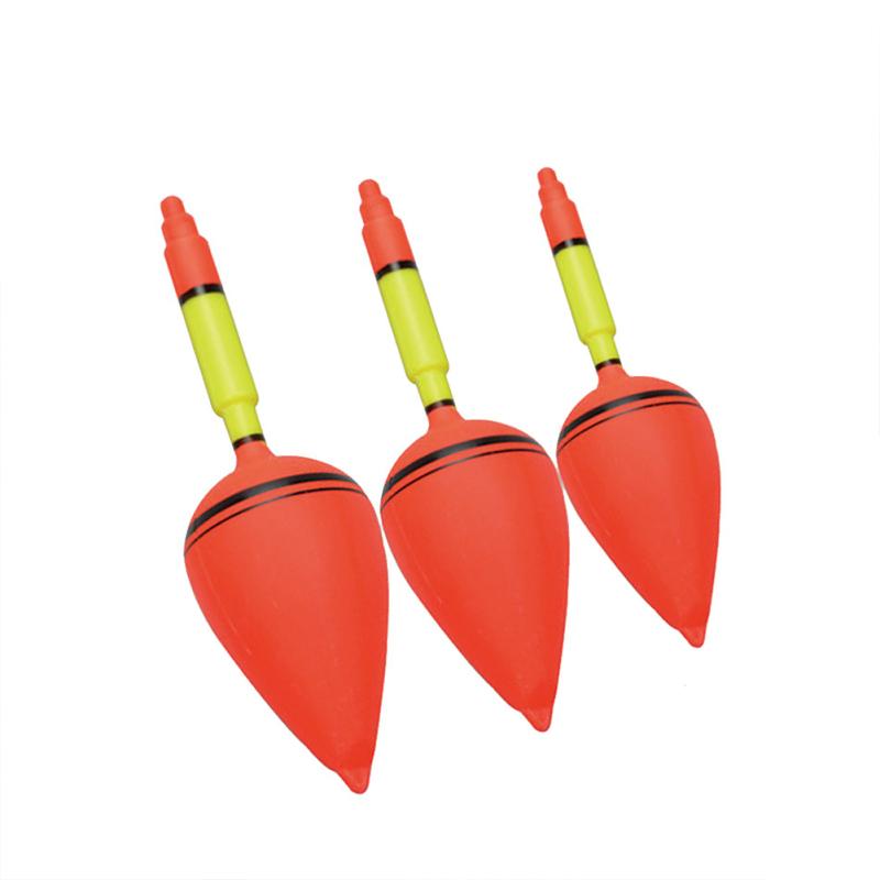 3 Pcs/set Plastic 6#/8#/10# Sea Fishing Big Belly Float Rock Fishing Float Sea Rod Float