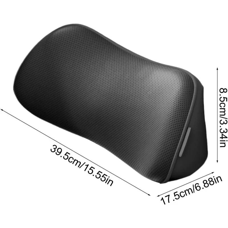 Lumbar Support Car Seat Pillow Memory Foam Breathable Back Protector for Office Chairs and Car Interior Accessories