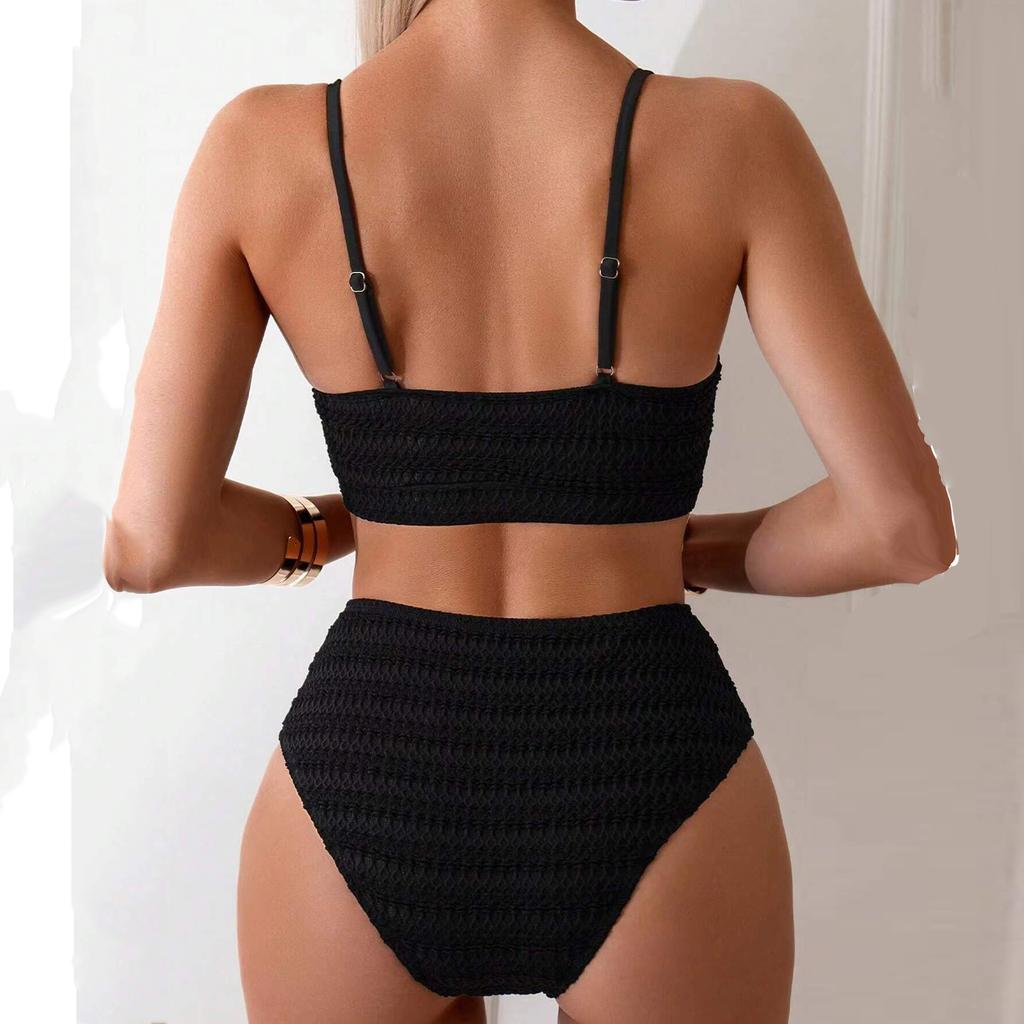 Women's Two-Piece Bikini Set Split Sling Swimsuit
