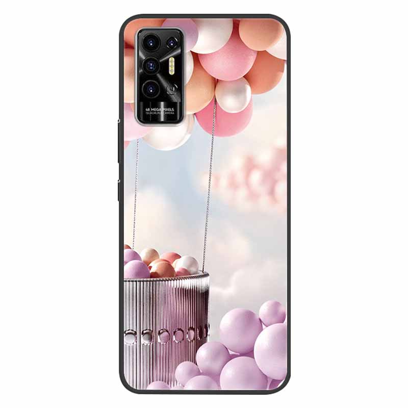 For Tecno Pova 2 Case Pova2 Shockproof Soft silicone TPU Back Cover For Tecno Pova 2 Phone Cases Pova2 2021 Case Cute Cartoon