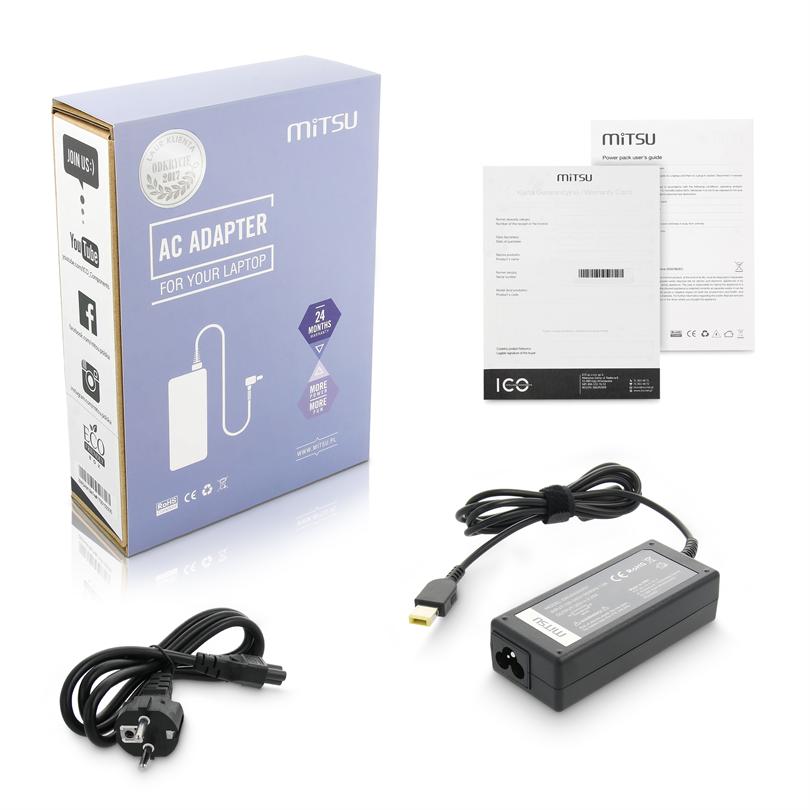Charger For Lenovo 20V 3.25A 65W 11.0X4.5Mm Yoga