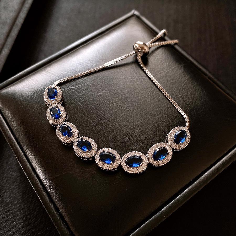 Korean Double-Layer Zircon Bow Bracelet: Chic Luxury Jewelry for Women