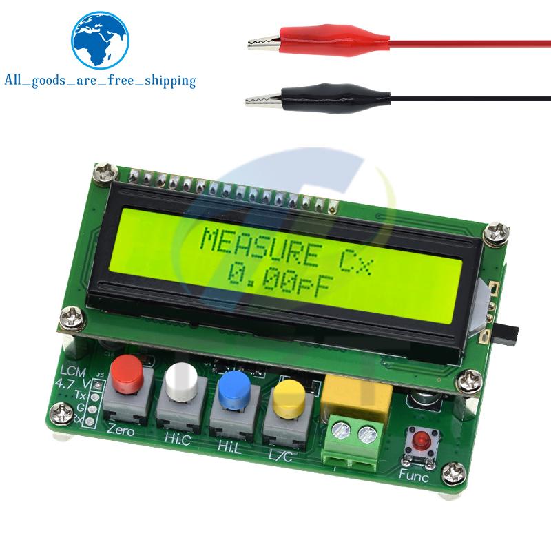 1/3pcs LC-100A Digital LCD Capacitance Inductance Meter LC Meter 1pF-100mF 1uH-100H LCD Display High Precision Fully functional