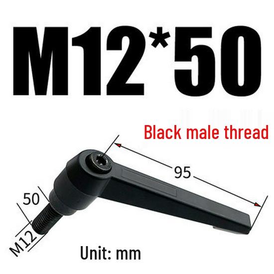 Adjustable Ratchet Handle L-Shaped Wrench with M5/M10/M16 Set Screw 7-Shaped Quick Lock Bolt