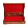 Sheesham Wooden Storage Box Carved Rectangular Floral Carved
