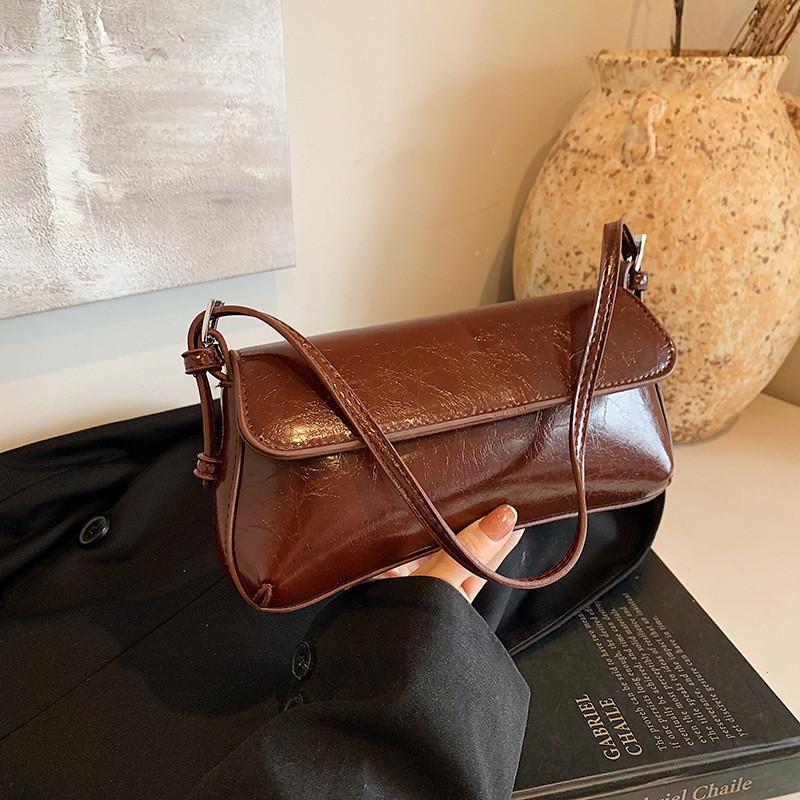 Fashionable Sleek Pu Leather Small Square Bag For Everyday Casual Use