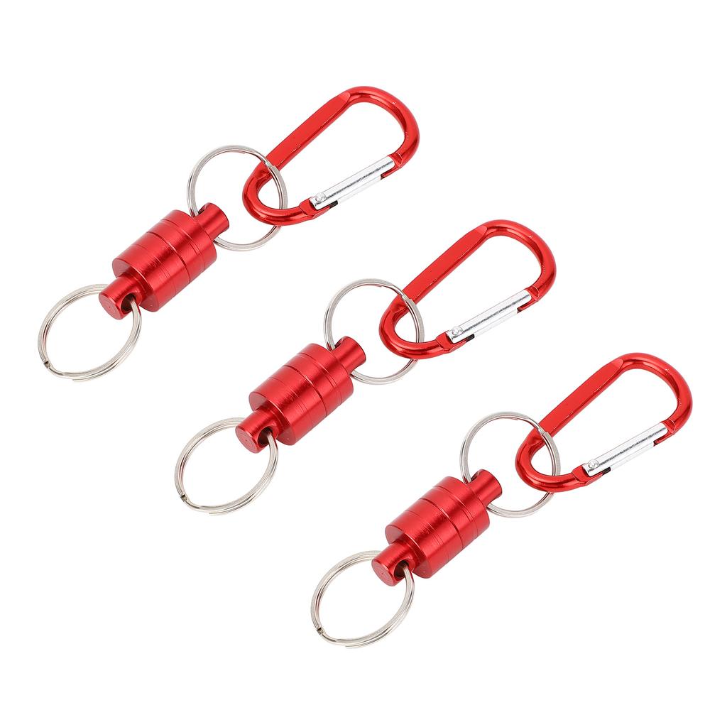 3PCS Magnetic Key Holder Quick Release Keychain Aluminum Alloy Portable Magnetic Buckle for Repair T