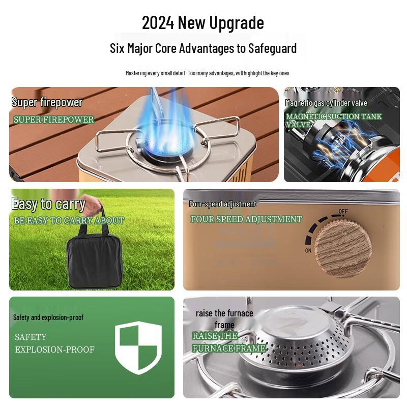 Kulerdeng Portable Mini Outdoor Gas Stove K93