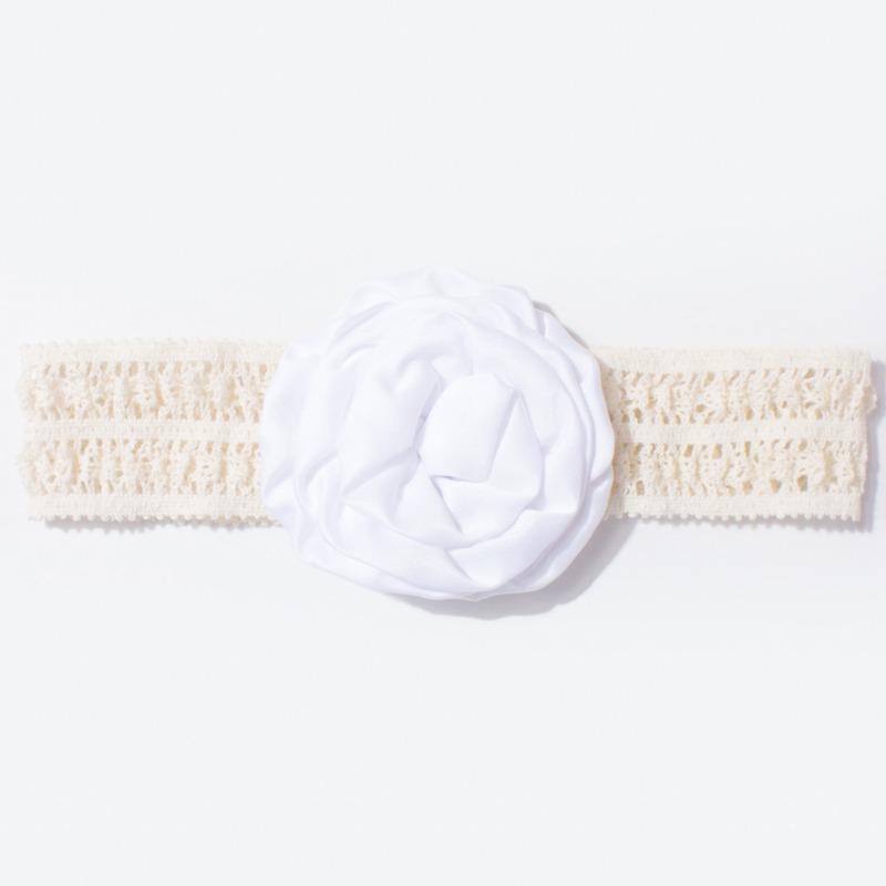 New Baby Lace Headband, Cute Flower Baby Elastic Fontanelle Headdress, Children's Accessories