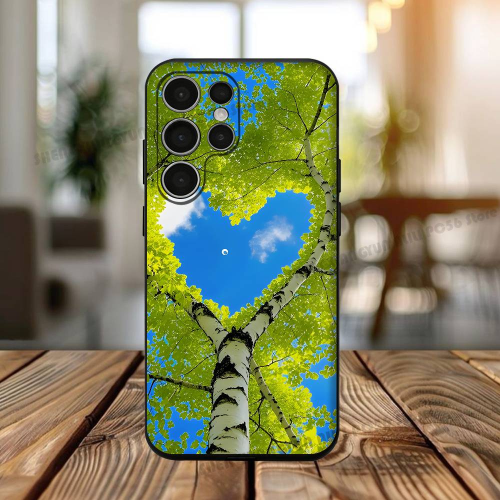 

Heart Shape Silicone Case For Samsung S25 24 23 22 21 20 Plus Ultra 5G Lite Shockproof Cover Samsung S24fe