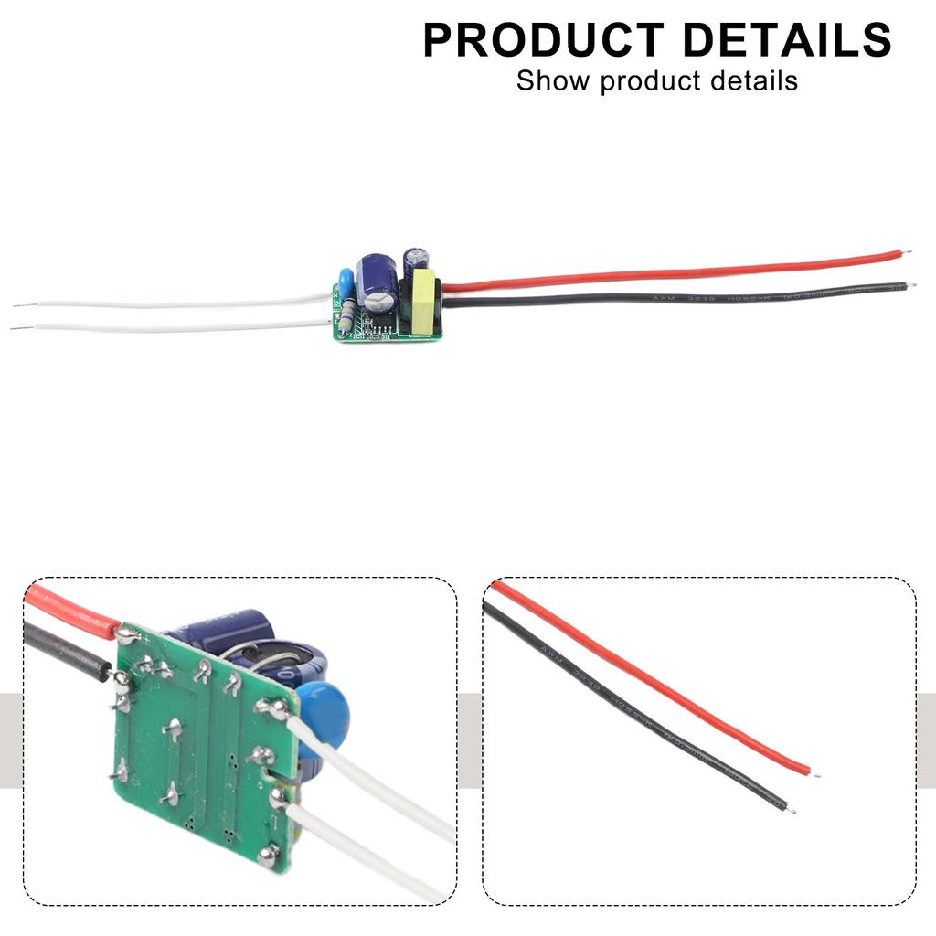 25*18*14mm Wide Voltage Driver Led Driver Safety Features Driver Input Voltage Range 85-265V AC Lightweight Design