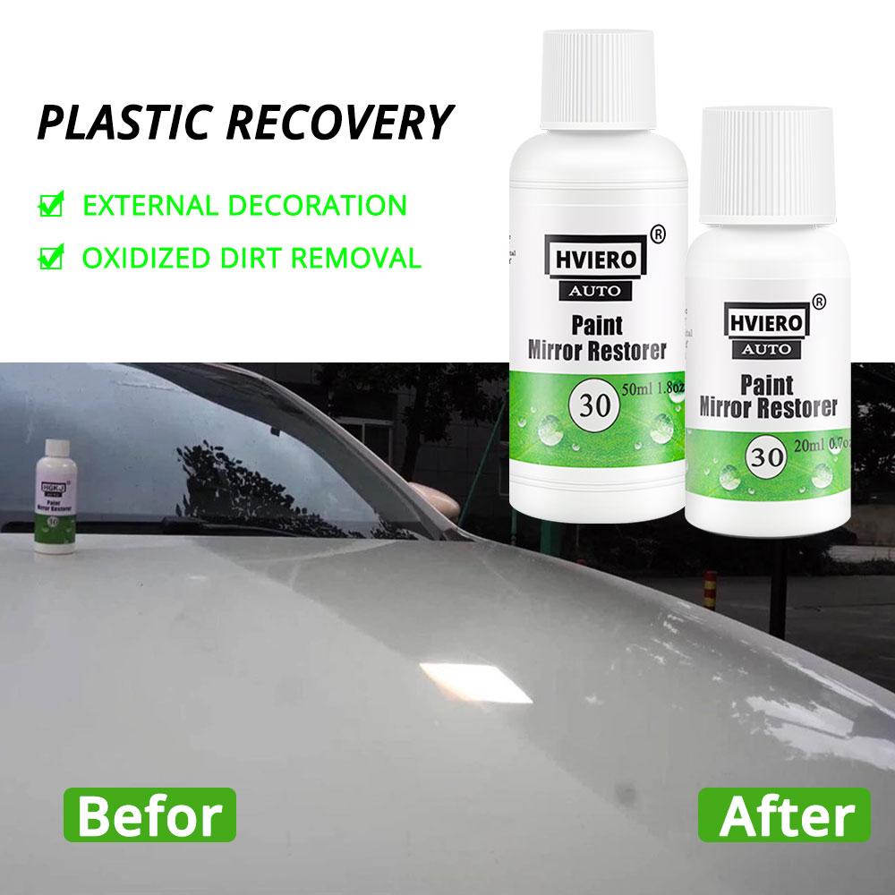 HVIERO-30 Car Paint Mirror Restorer Automobile Paint Care Mirror Surface Reducing Agent Scratch Repair Car Wash