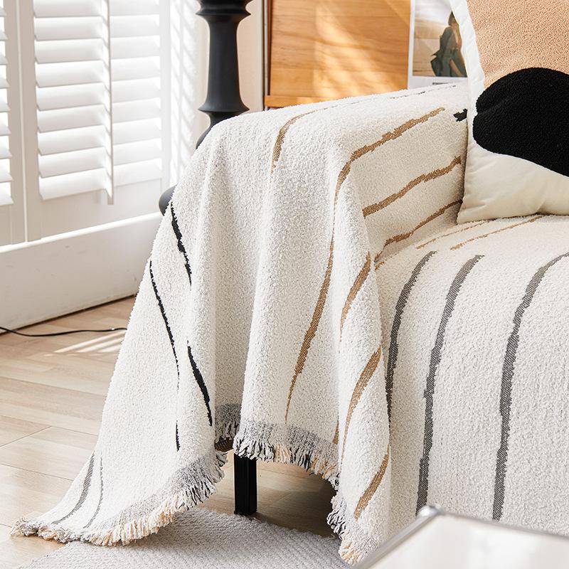 Slipcover Chenille Bohemian Style Four Season Universal Dustproof Sofa Cover Cloth Towel All Inclusive Universal Sofa Cover