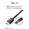 ELECOM HDMI Cable 3m Ver2.0 Premium 4K2K(60Hz) [Premium HDMI(R) Cable Standard Certified] 18Gbps for TVs, PCs, Game Consoles, etc. eARC Black ECDH-HDP