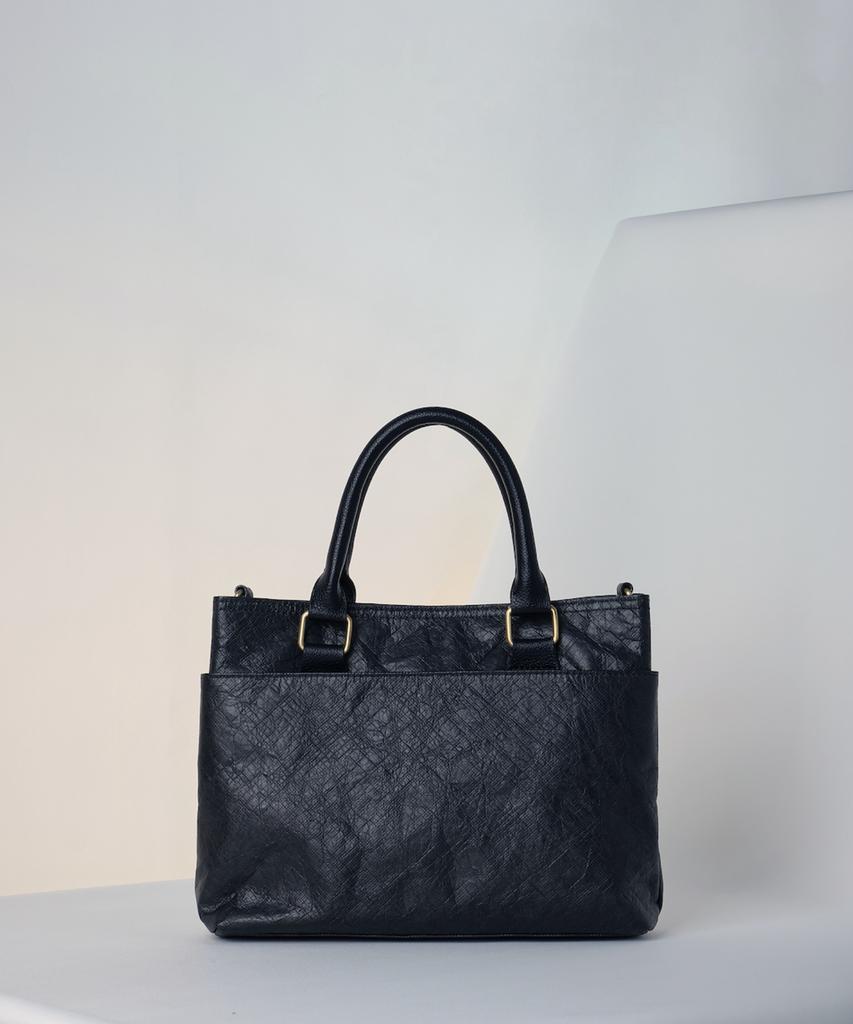 Wallaroo Vegan Classic Mini Tote Bag Black