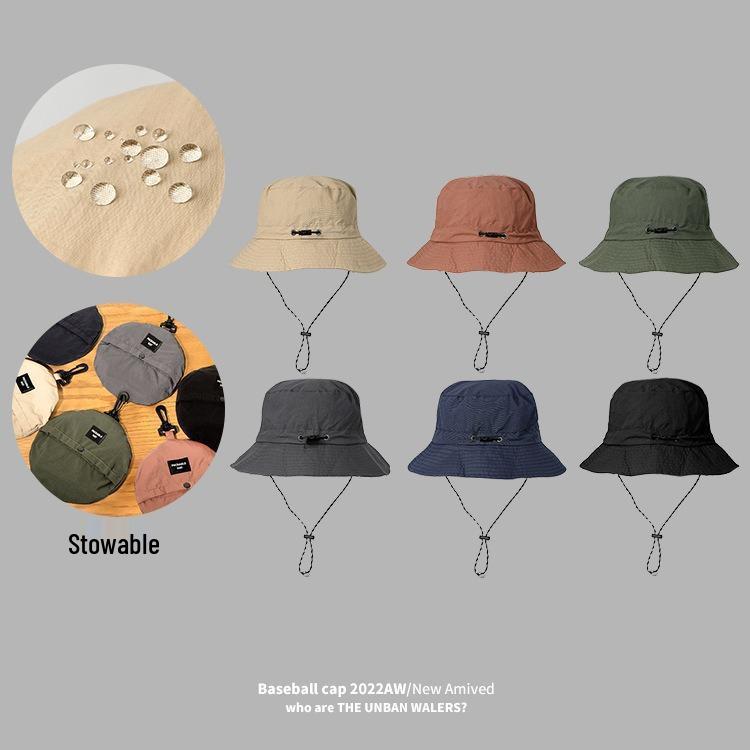 Waterproof Foldable Bucket Hat: Quick-Drying Summer Climbing Sun Hat for Men and Women.