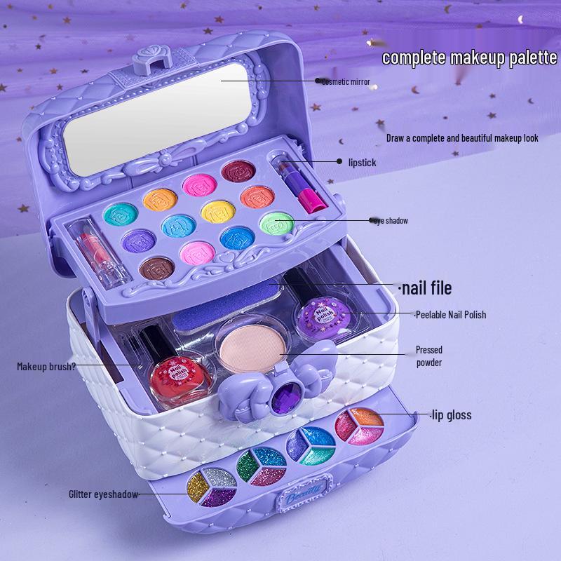 

Подарочный набор принцессы для макияжа и лака для ногтей для девочек