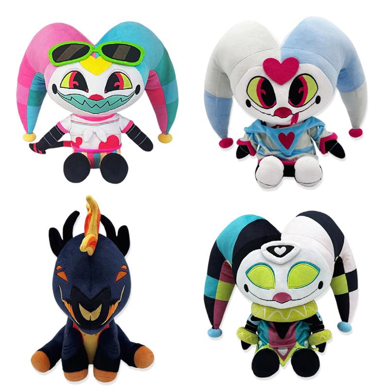 New Helluva Boss Plush Toy Anime Blitzo Stickie Stolas Tex Fizzarolli Cartoon Peluche Doll Soft Stuffed Fans Friend Present