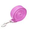 Cotton Tape Pet Leash With Solid Color Design Suitable For Walking Dog Daily Use