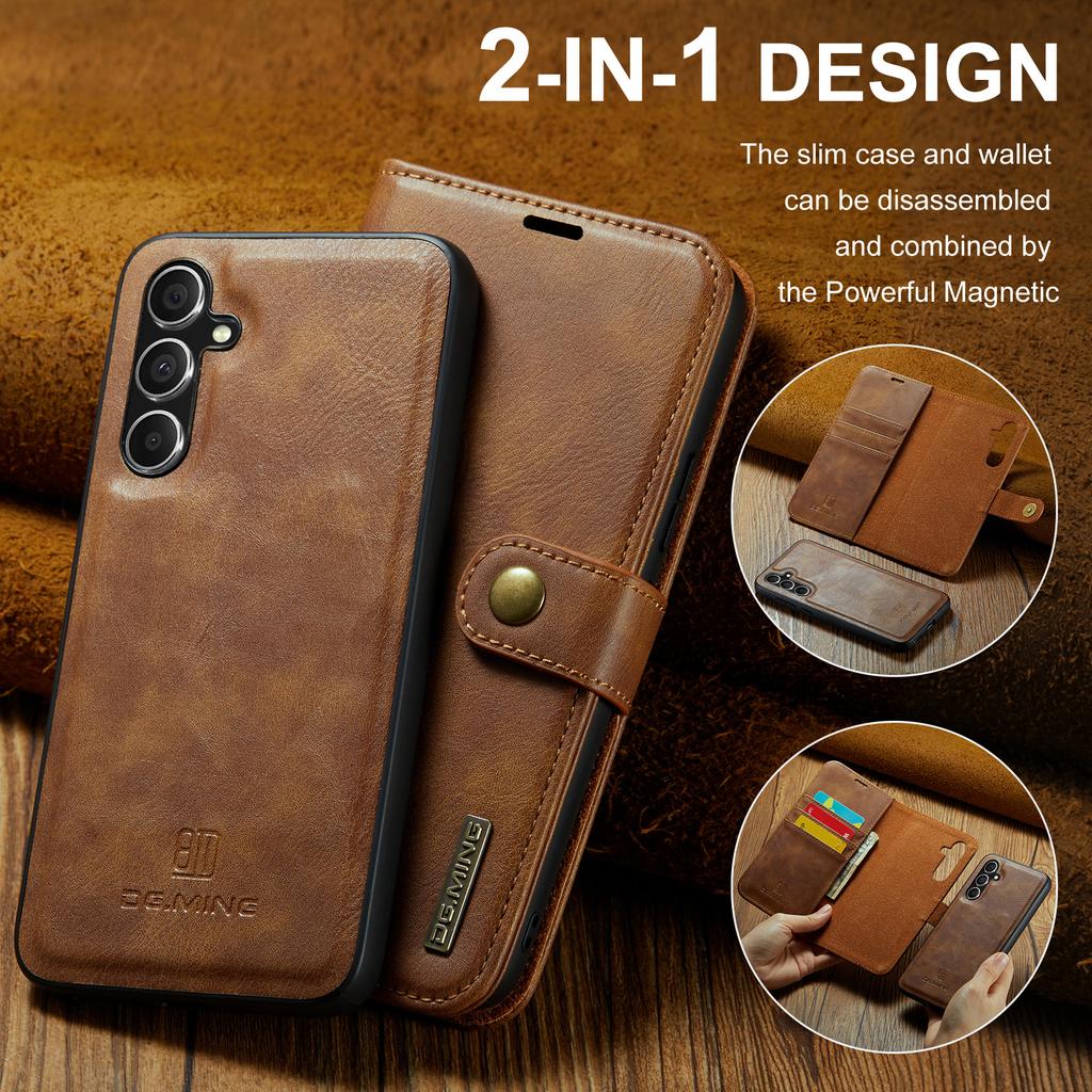 DG.MING for Samsung Galaxy A16 5G/A16 4G Case Detachable Split Leather Phone Cover