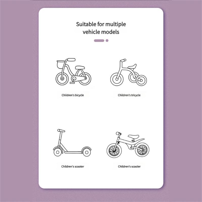 Nonslip Rubber Bikes Handlebars Grip Universals Kid Bikes Grip Scooter Foldings Bikes Handle Grip Cycling Accessory