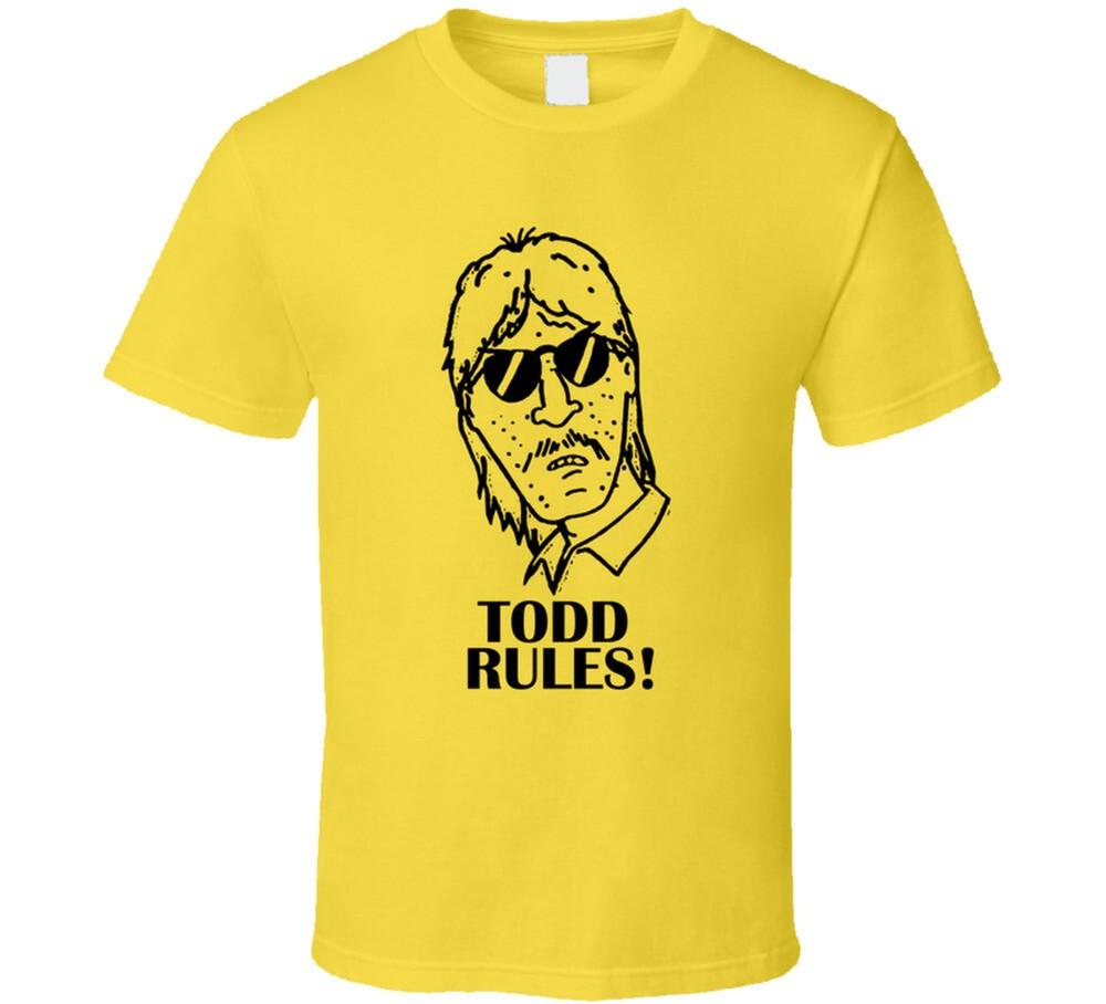Todd Rules Beavis And Butthead Character 90s Mtv Cartoon Fan Cool T Shirt Unisex T-Shirt XXXL